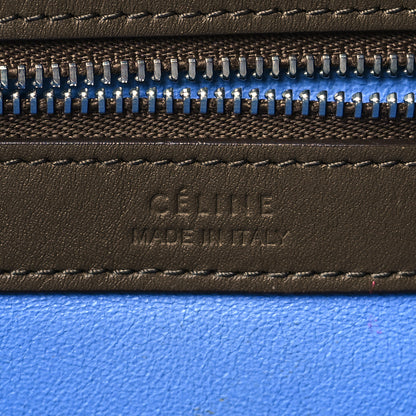 Celine Smooth Calfskin Small Tassel Cabas Phantom Brown Blue 6 of 13