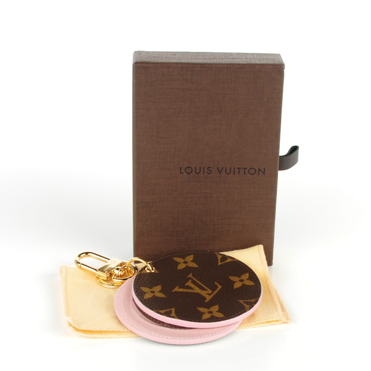 Louis Vuitton Monogram LV Mirror Key Holder Rose Ballerine 6 of 6