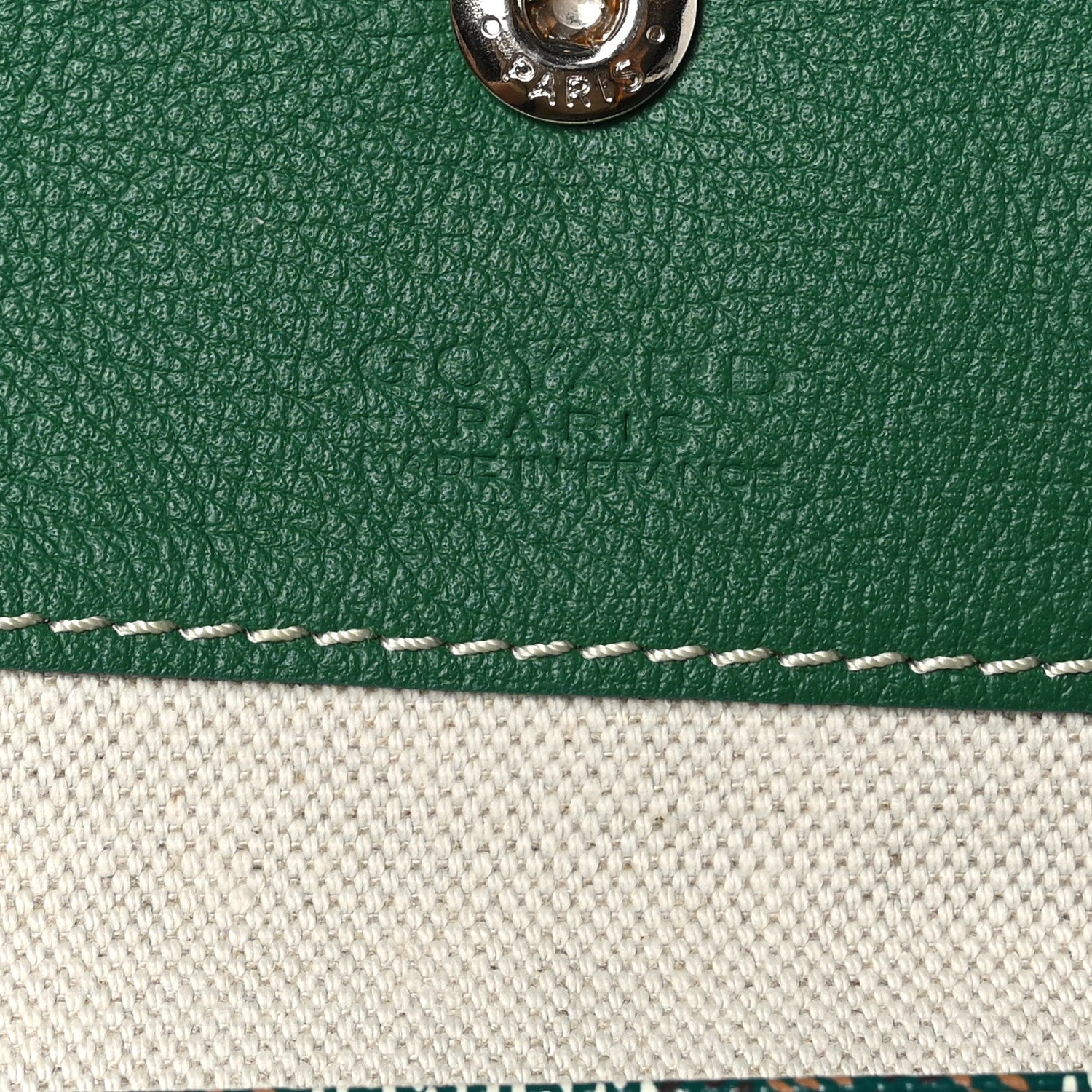 Goyard Goyardine Saint Louis PM Green 7 of 11