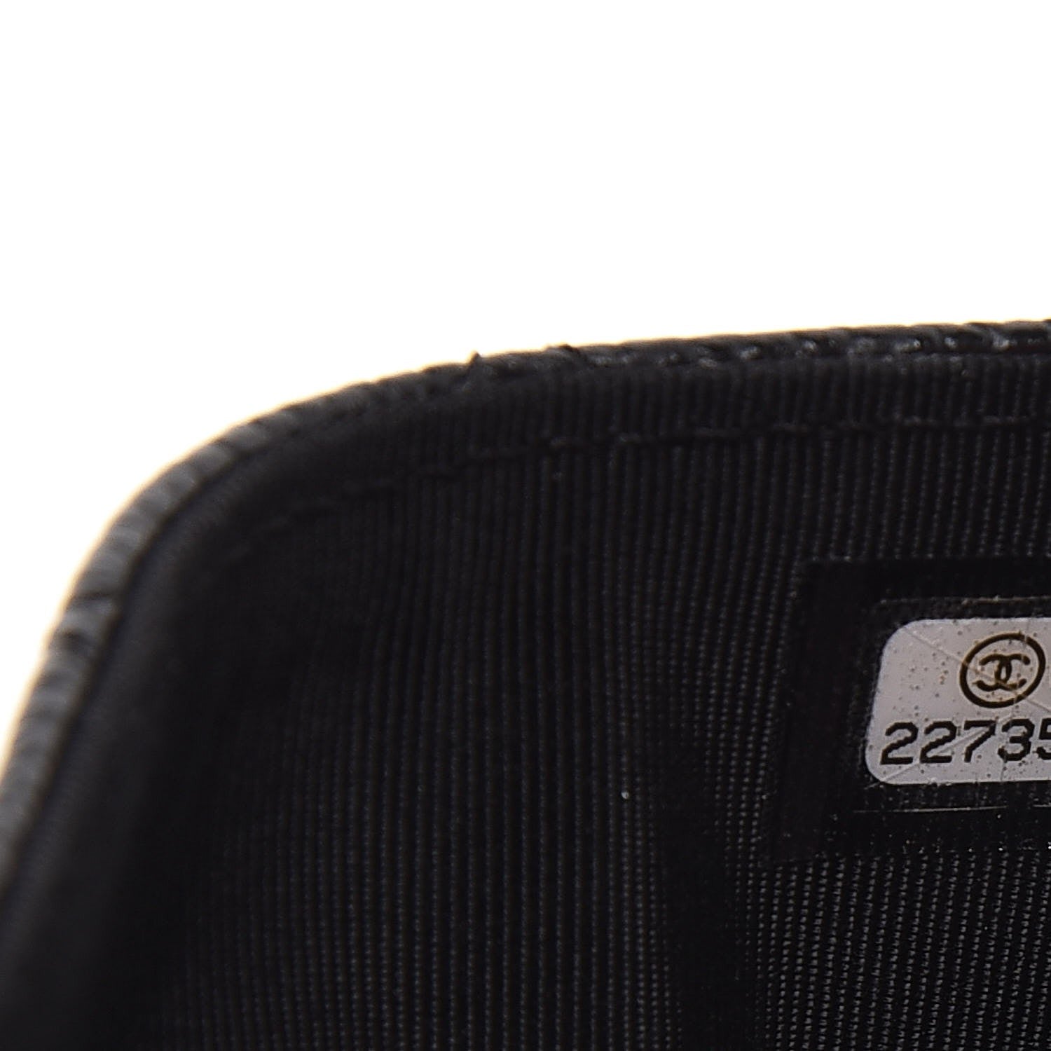 Chanel Caviar Quilted Flap Card Holder Black 8 of 9