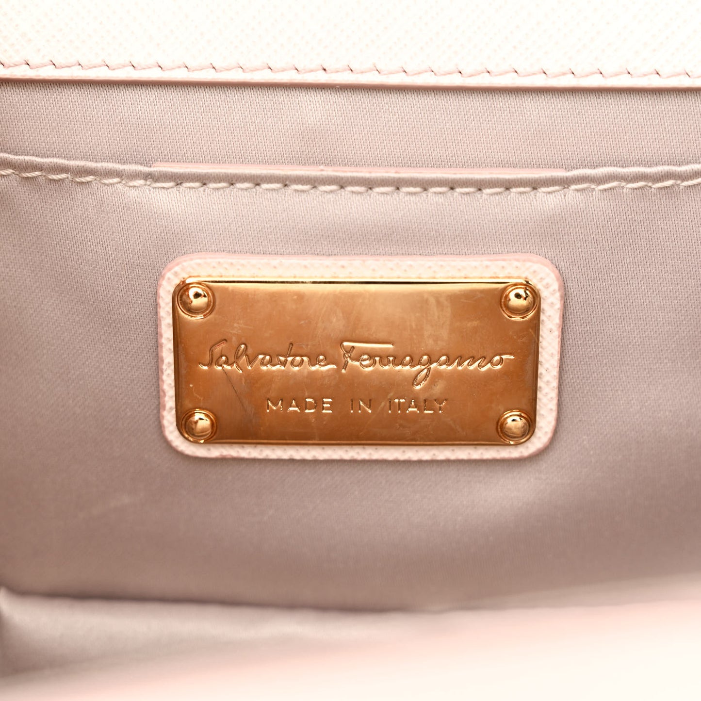 Hammered Calfskin Mini Vara Bow Crossbody Bag