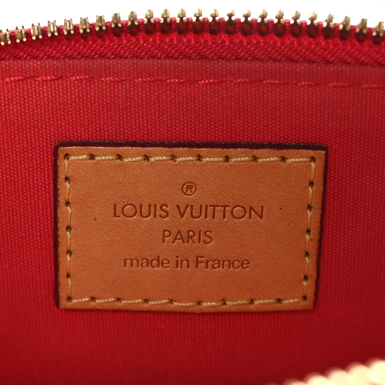 Louis Vuitton Vernis Alma BB Cherry 6 of 8