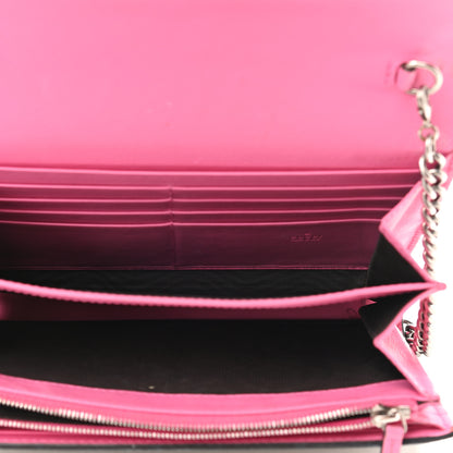 Gucci GG Supreme Monogram Mini Dionysus Chain Wallet Beige Pink 4 of 12