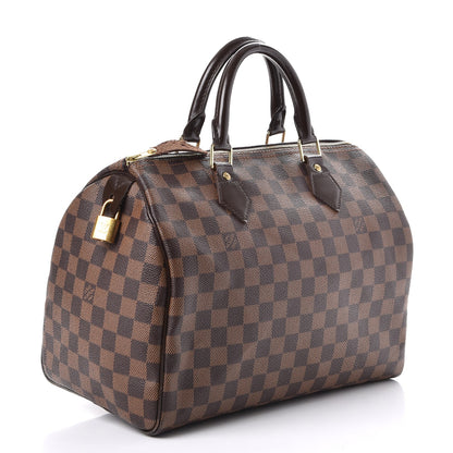 Louis Vuitton Damier Ebene Speedy 30 3 of 9