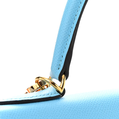 Hermes Epsom Kelly Sellier 28 Celeste 11 of 12