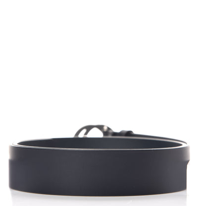 Gucci Selleria Calfskin Nickel Interlocking G 37mm Belt 90 36 Black 3 of 6
