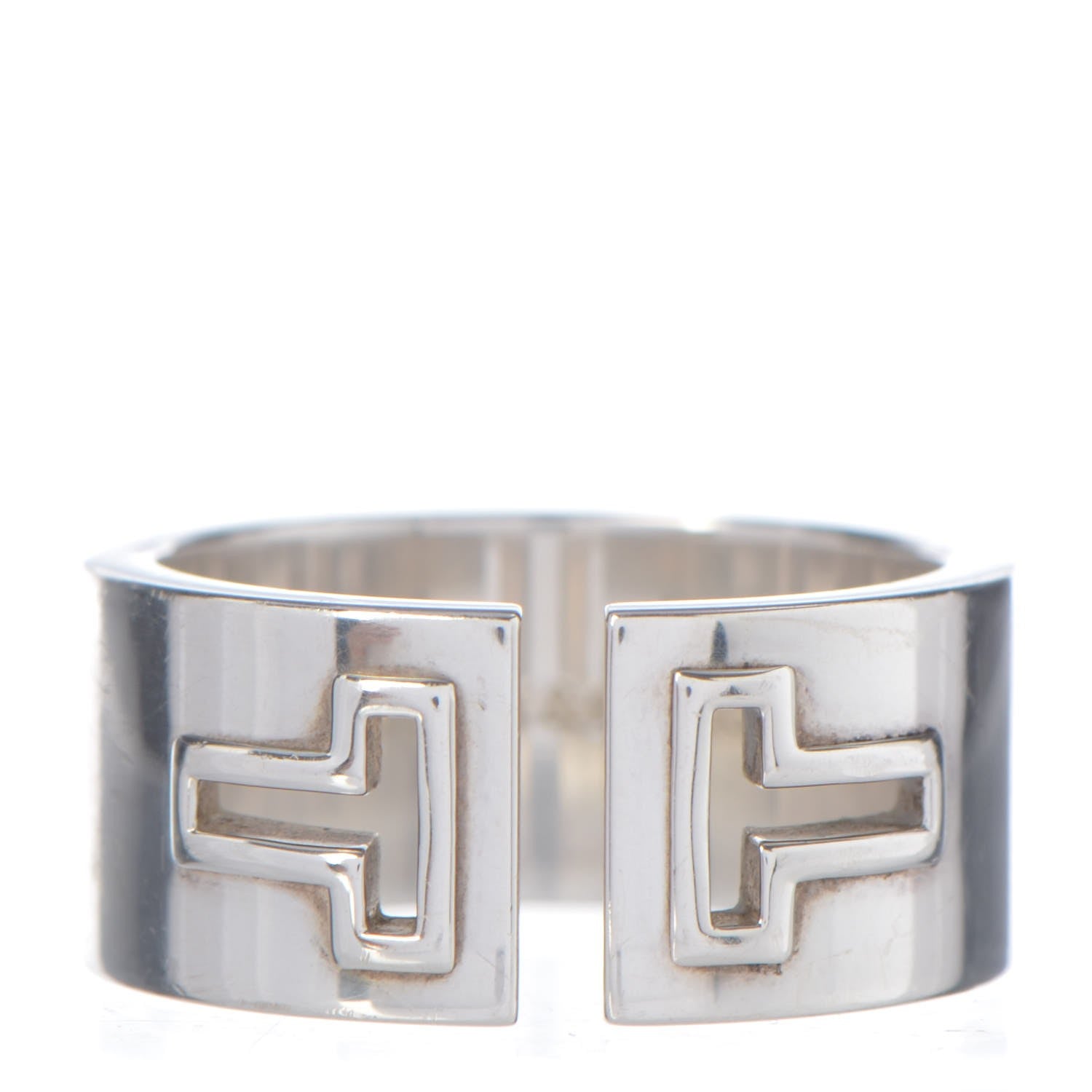Tiffany Sterling Silver T Cutout Ring 60 9 1 of 5