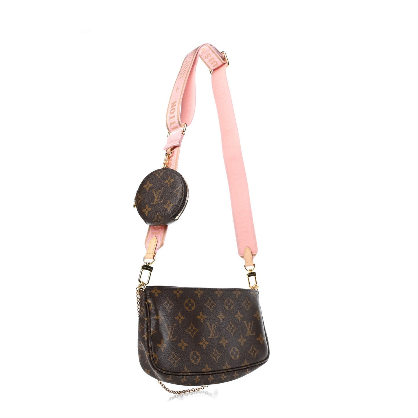 Monogram Multi Pochette Accessories Rose Clair