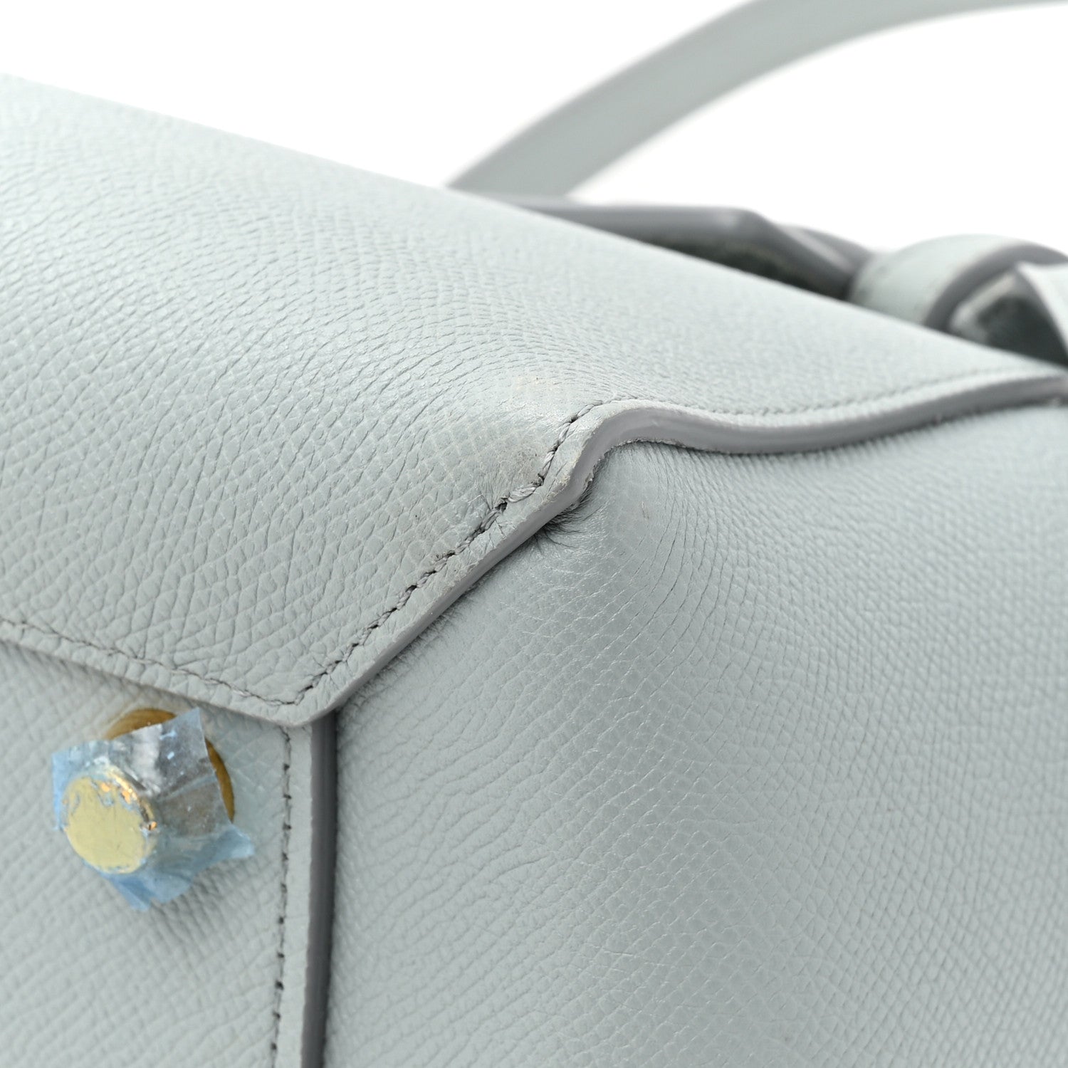 Celine Grained Calfskin Mini Belt Bag Cloud 15 of 17