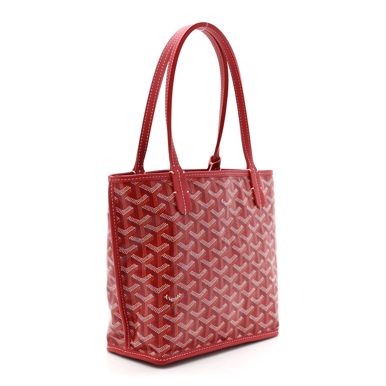 Goyard Goyardine Reversible Mini Anjou Red 5 of 17
