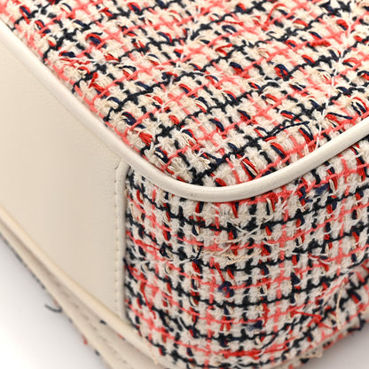 Chanel Tweed CC Mania Flap Bag Black Red White 14 of 18