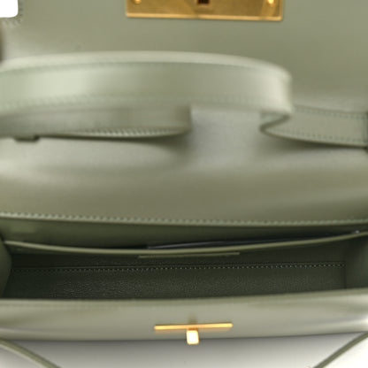 Saint Laurent Smooth Calfskin Small Manhattan Shoulder Bag Light Green 5 of 9