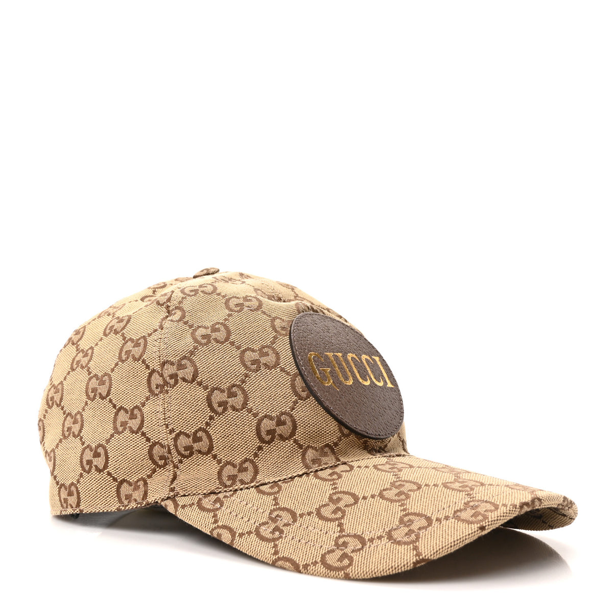 Monogram Textured Dollar Calfskin Zeno Baseball Hat L Beige