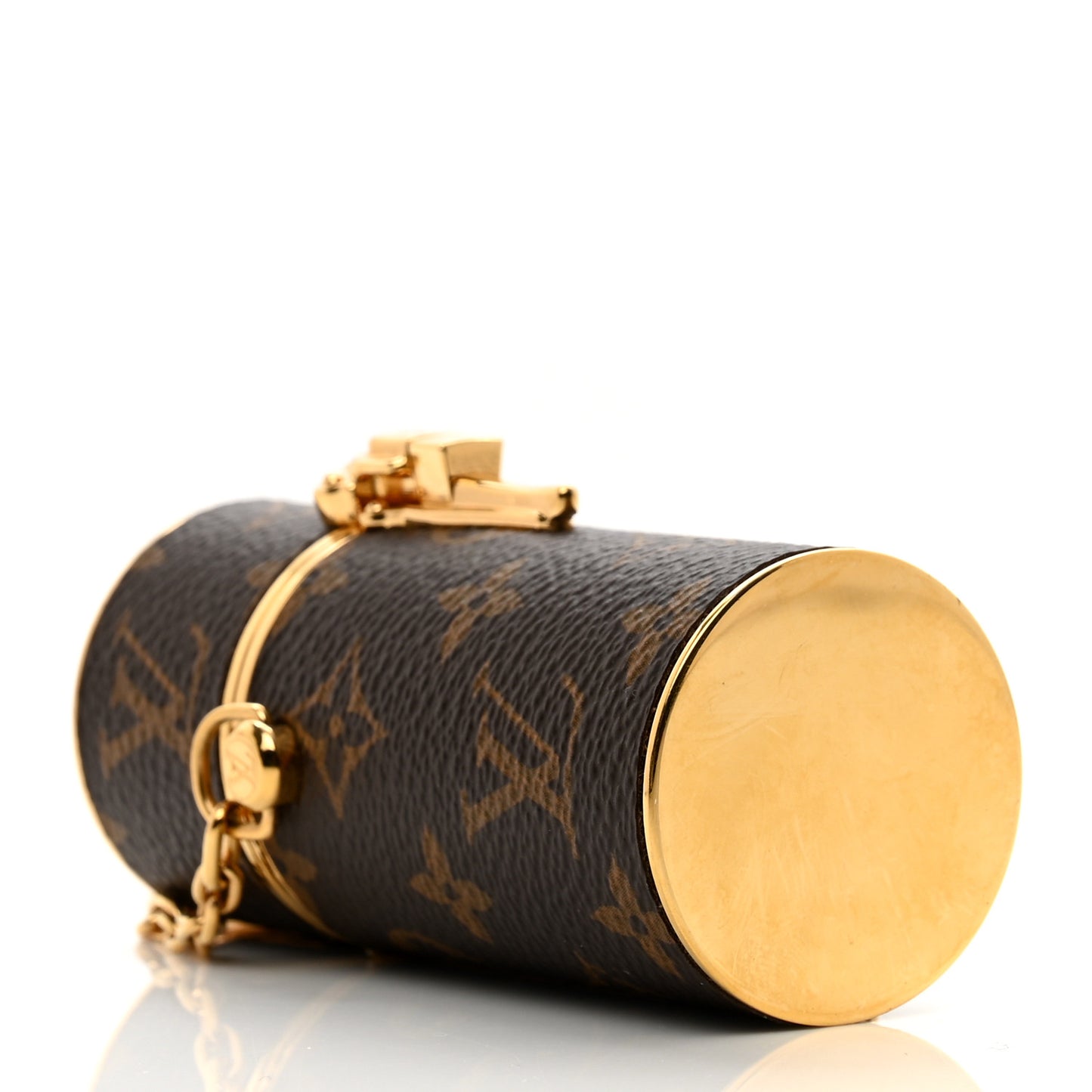 Monogram Chain Lipstick Case