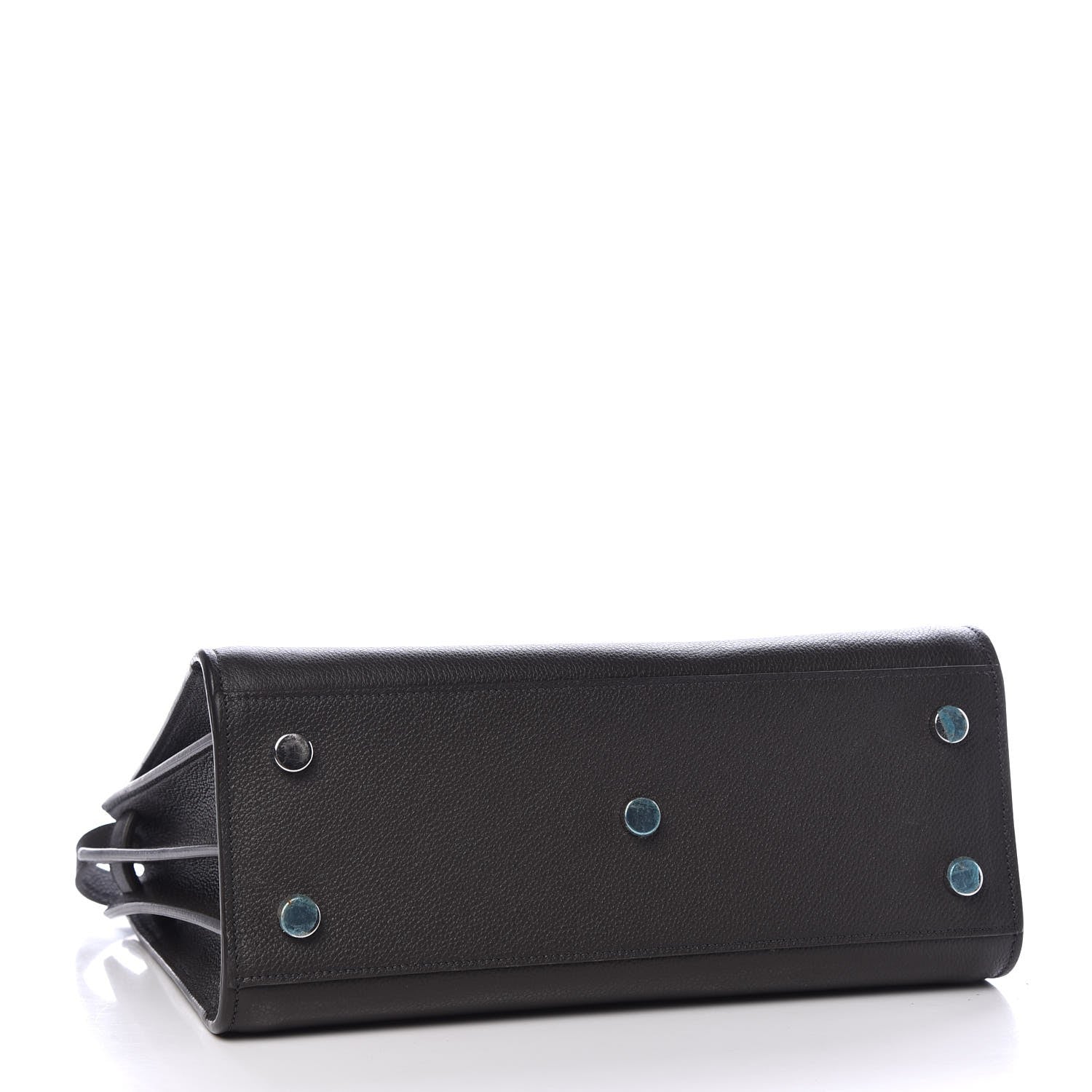Saint Laurent Grained Calfskin Baby Sac De Jour Coal 4 of 12