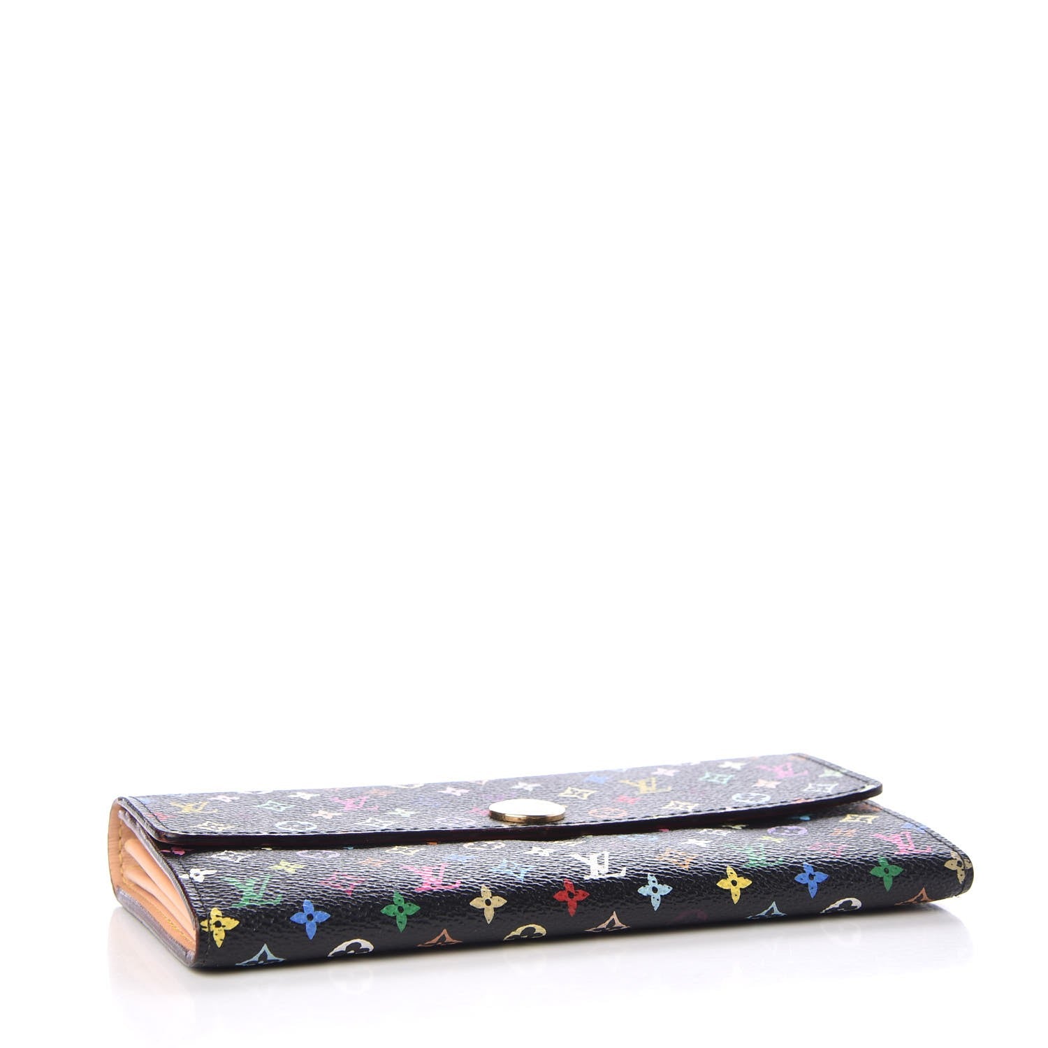 Louis Vuitton Monogram Multicolor Sarah Wallet Black Grenade 4 of 11