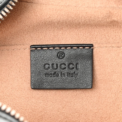Gucci Calfskin Matelasse Small GG Marmont Chain Shoulder Bag Black 6 of 11