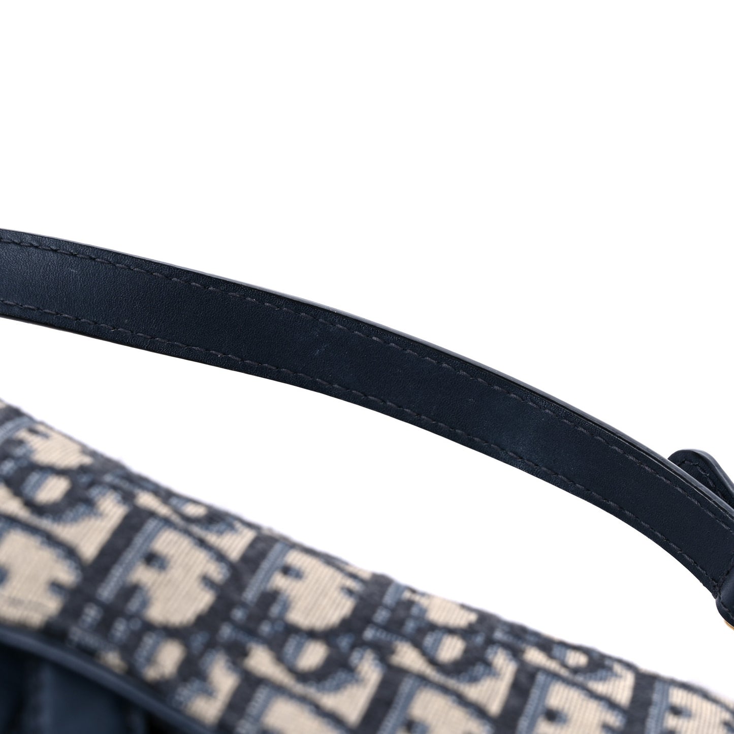 Oblique Mini Saddle Bag Blue