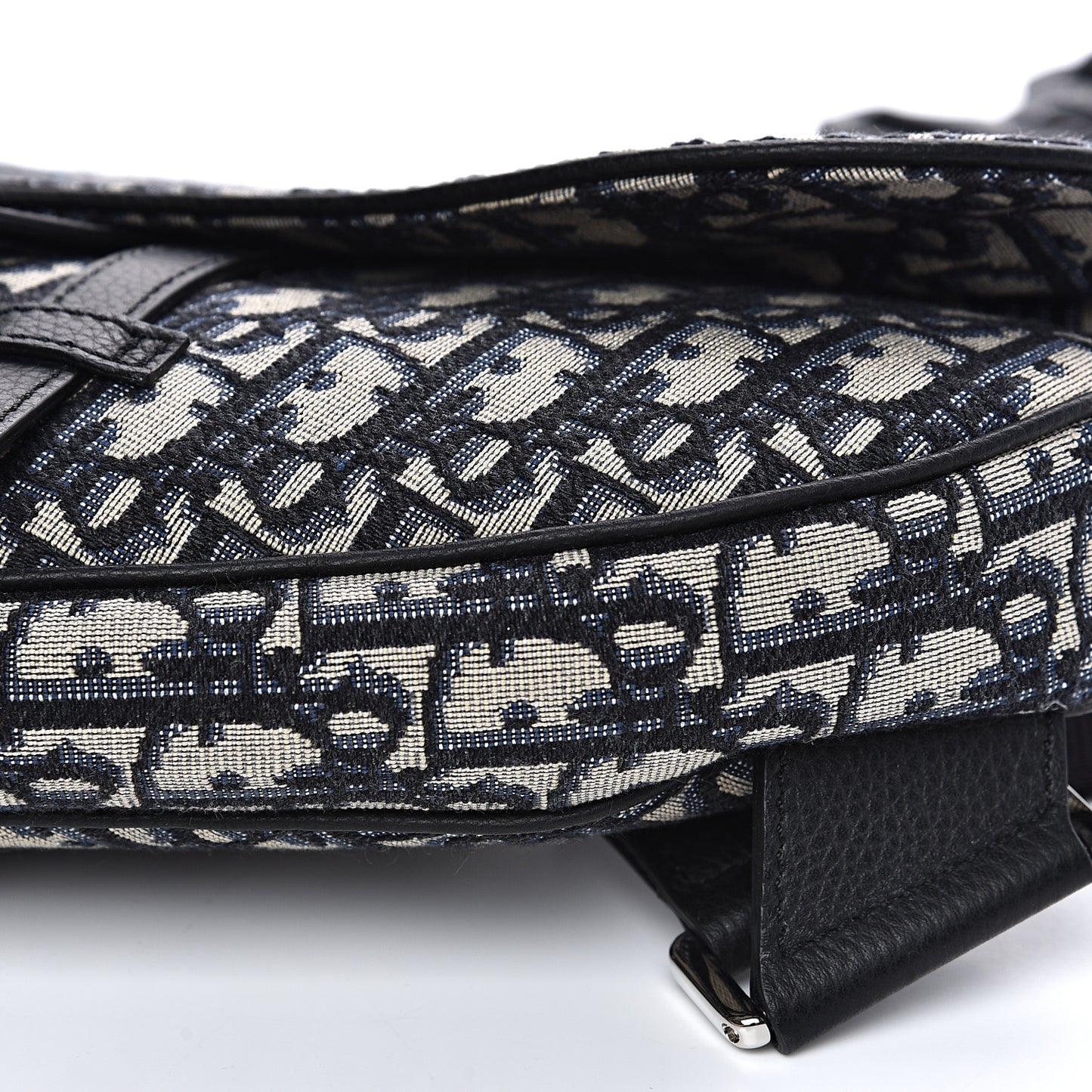Oblique Mens Saddle Bag Blue