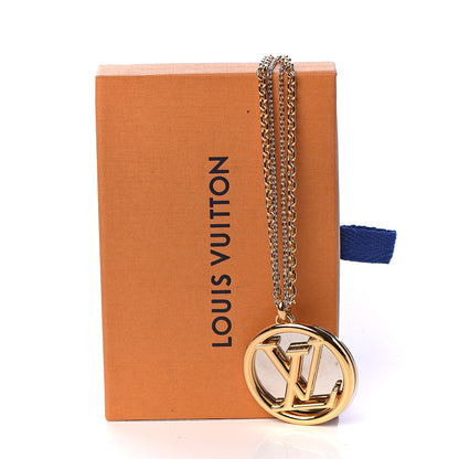 Louis Vuitton Louise Long Necklace Gold 8 of 8