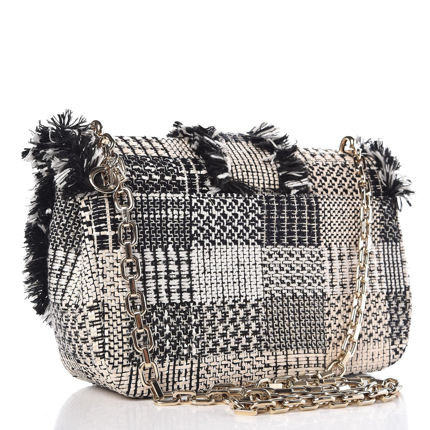 Tweed Miss Dior Flap Black