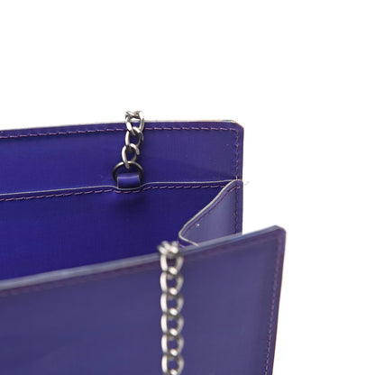 Chanel Vinyl Hologram CC Shoulder Bag Purple 7 of 10