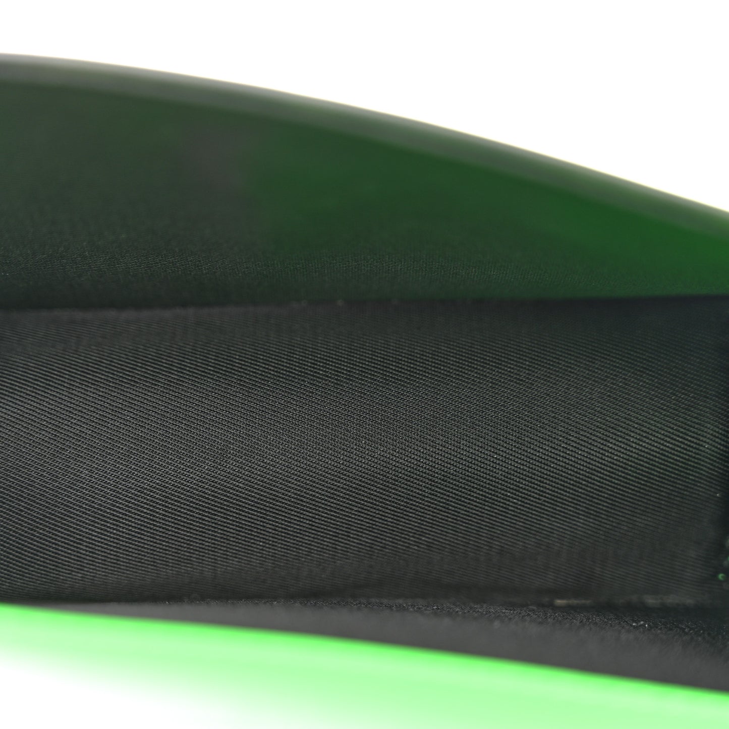 Calfskin Rubber Medusa Shoulder Bag Lime