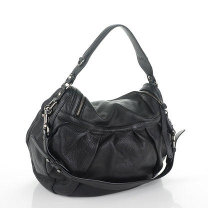 Gucci Pebbled Calfskin Icon Bit Shoulder Bag Black 3 of 7