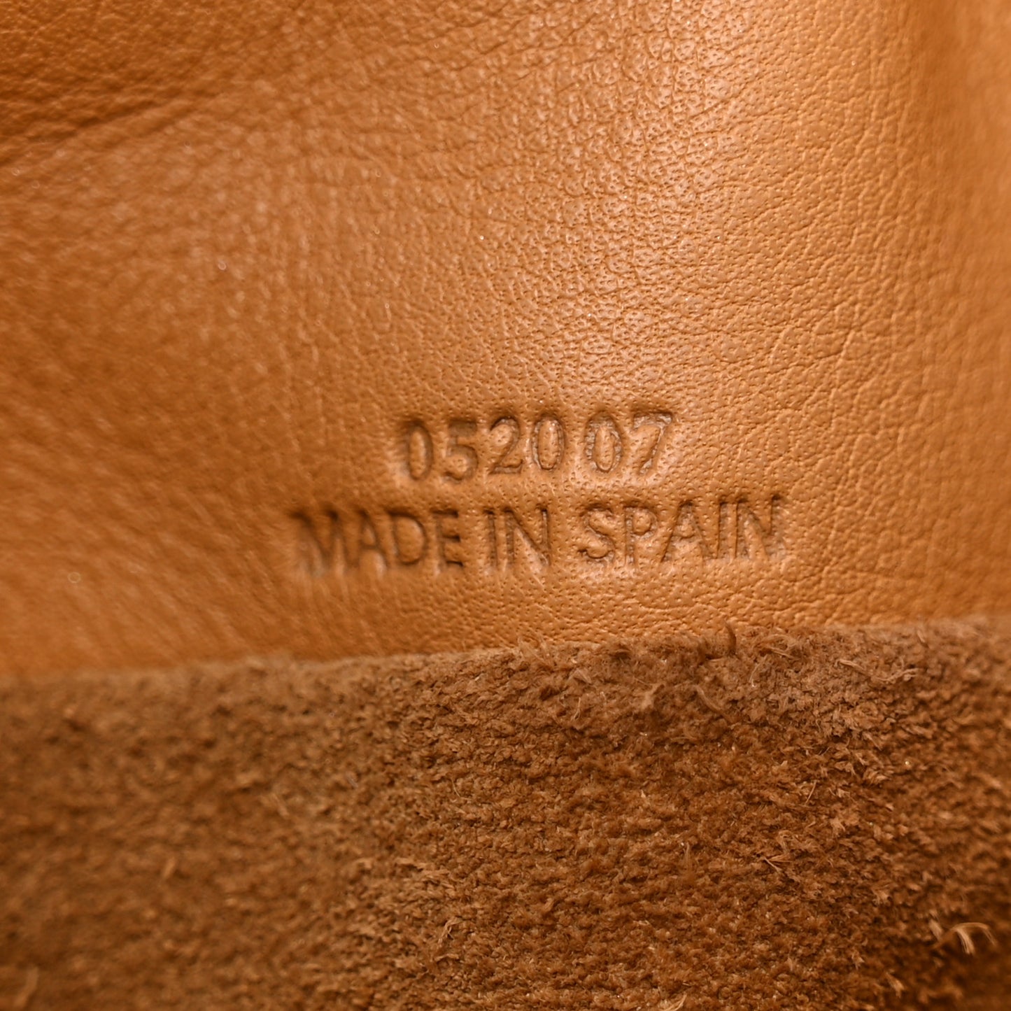 Nappa Medium Flamenco Knot Bag Warm Desert