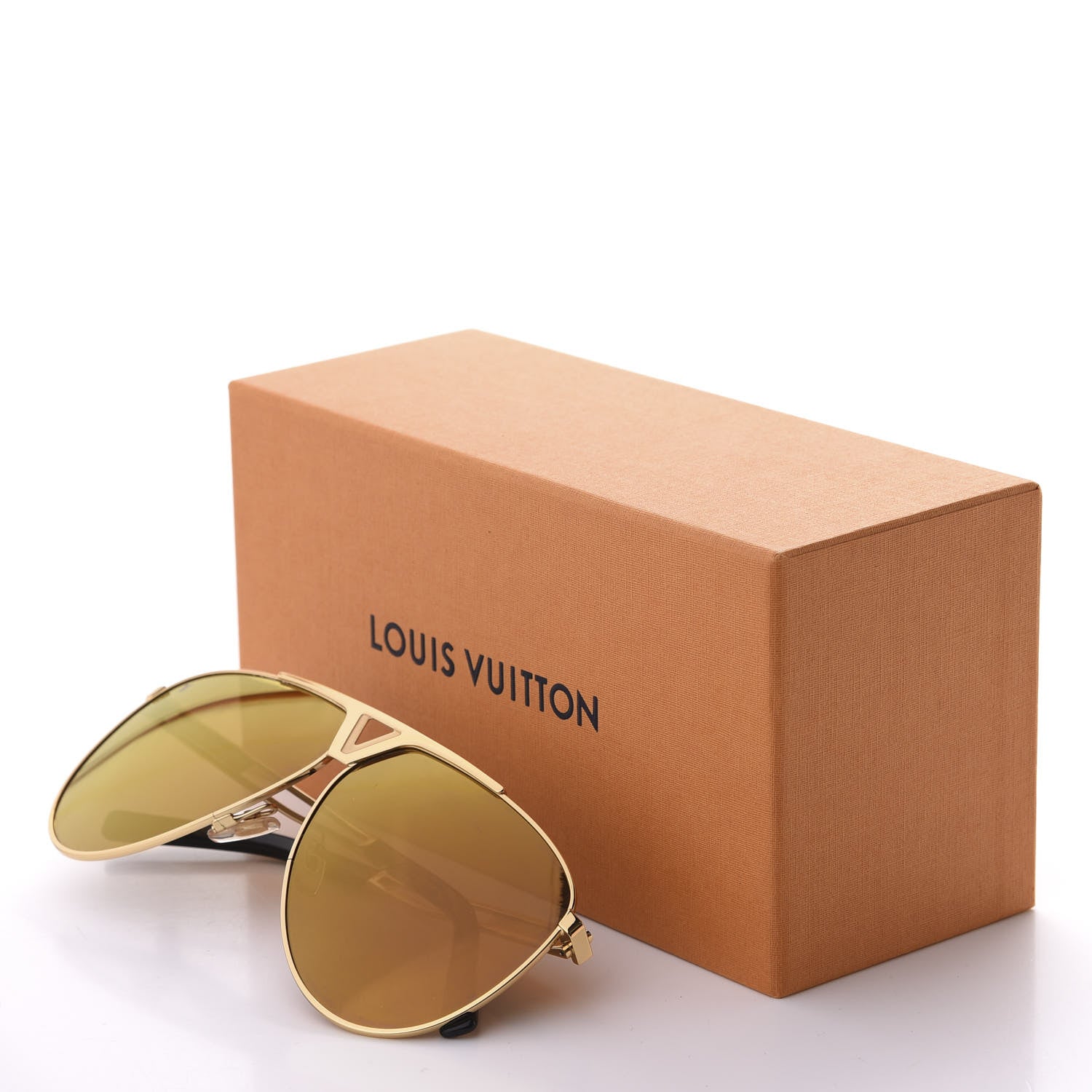 Louis Vuitton Tonca Sunglasses Z2314U Gold 10 of 10