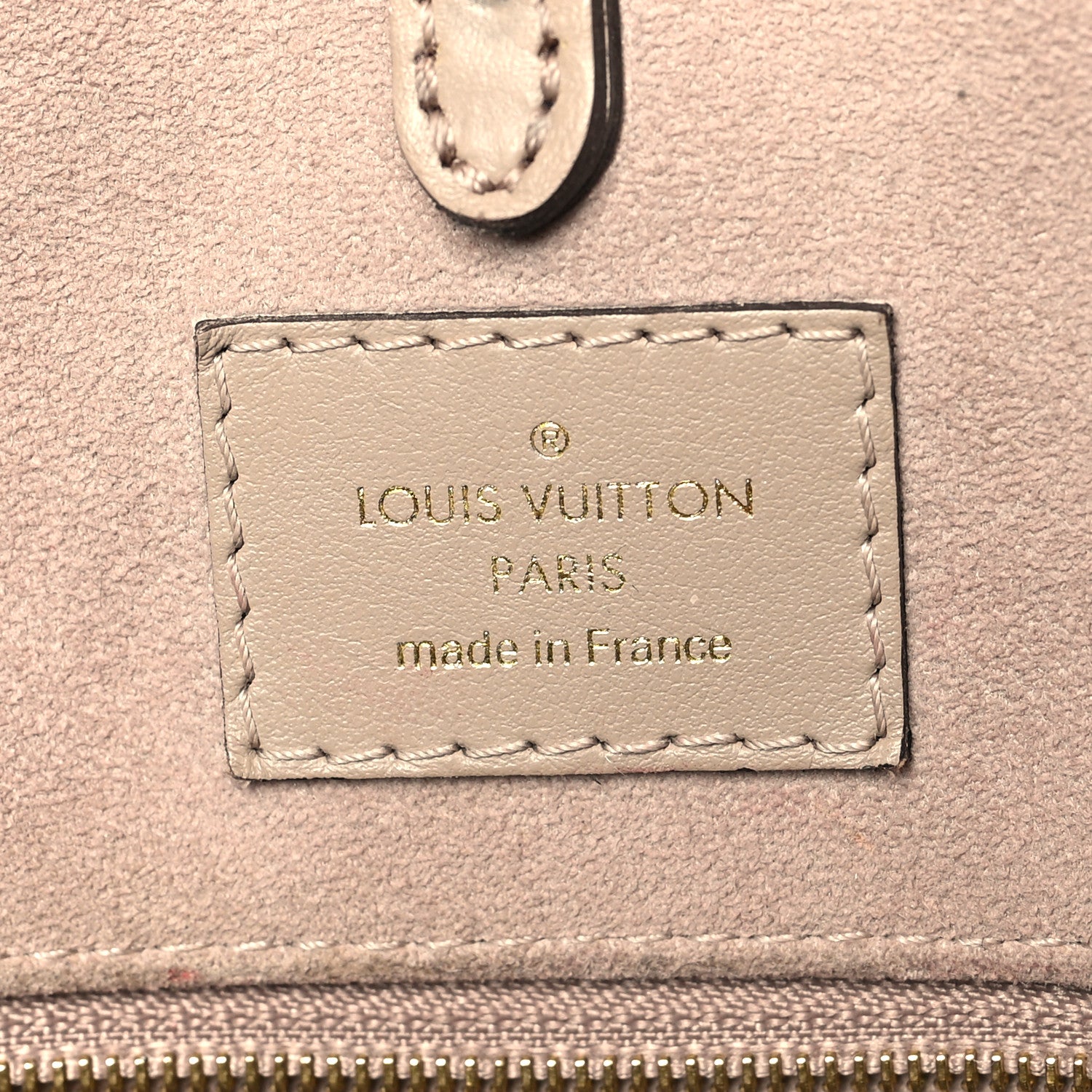Louis Vuitton Empreinte Monogram Giant Onthego MM Tourterelle Creme 6 of 14