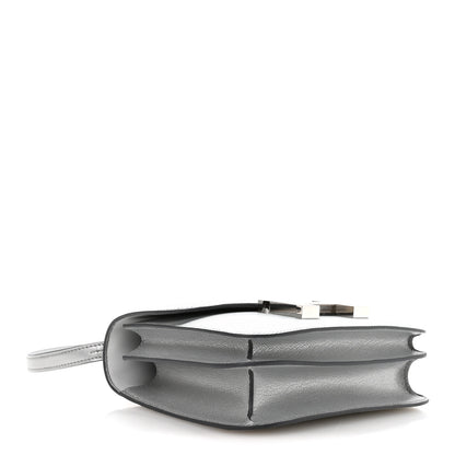 Hermes Metallic Chevre Chamkilight Constance 18 Argent 4 of 11