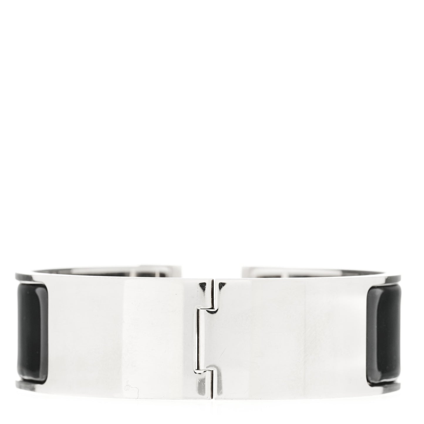 Enamel Wide Clic Clac H Bracelet PM Black