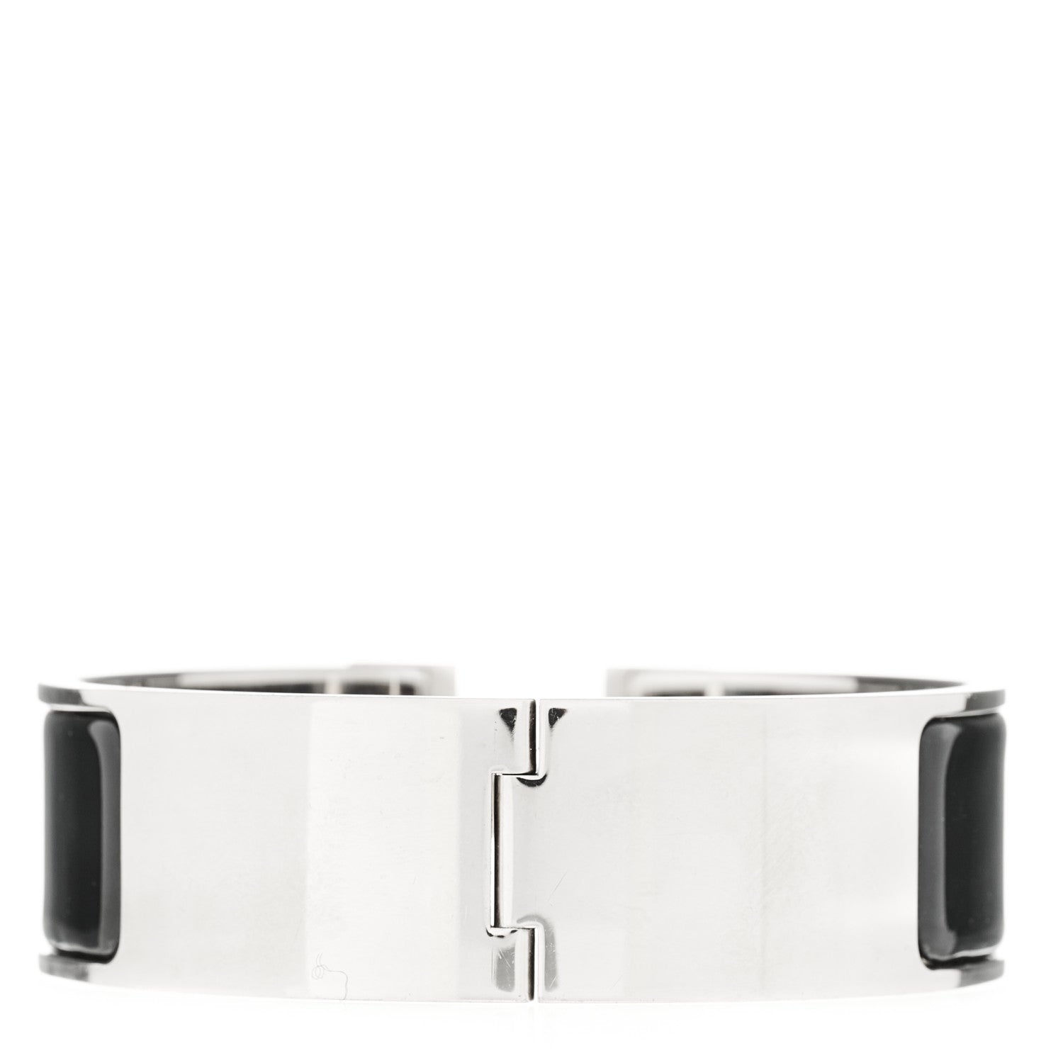 Hermes Enamel Wide Clic Clac H Bracelet PM Black 2 of 5