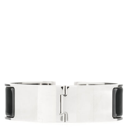Hermes Enamel Wide Clic Clac H Bracelet PM Black 2 of 5