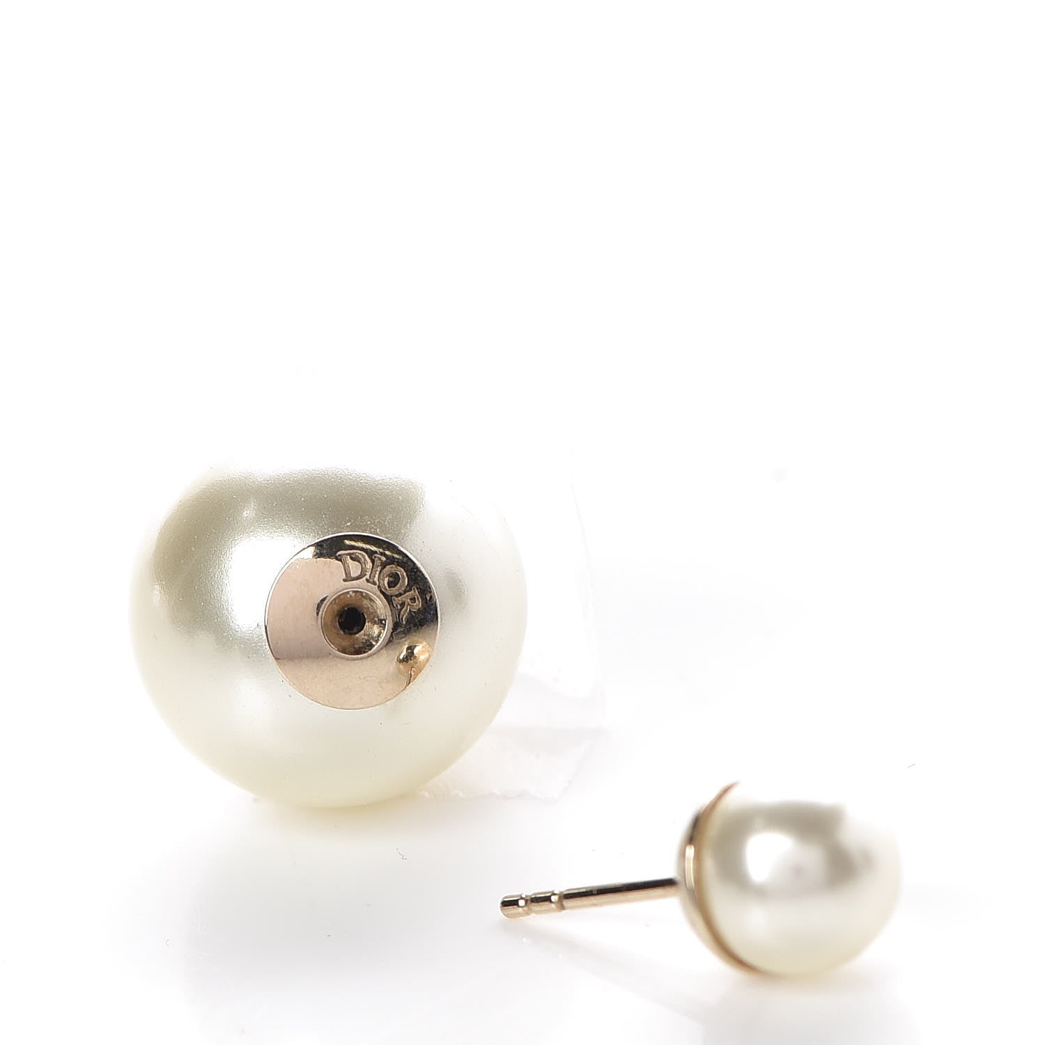 Christian Dior Pearl Mise En Dior Tribal Earrings 3 of 4