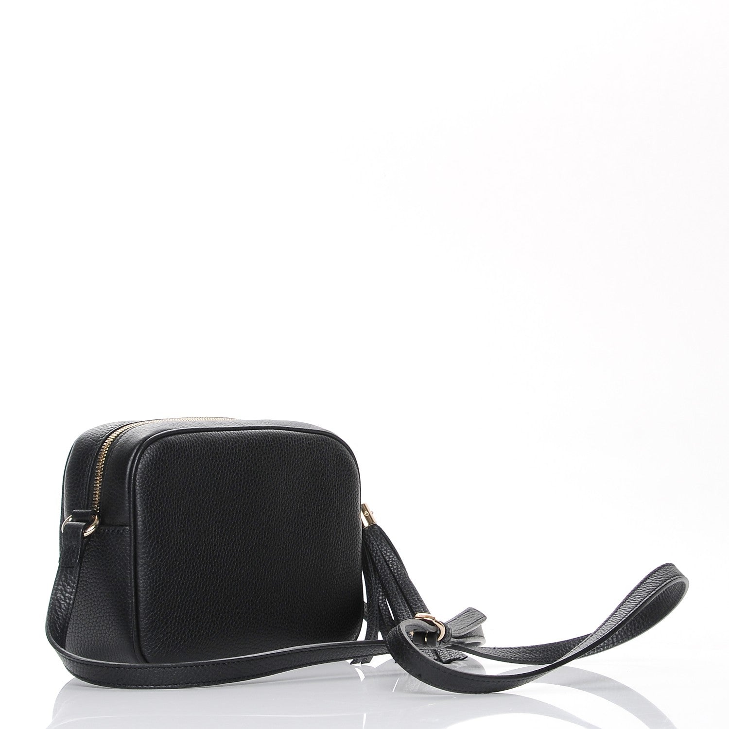 Gucci Pebbled Calfskin Small Soho Disco Bag Black 3 of 7