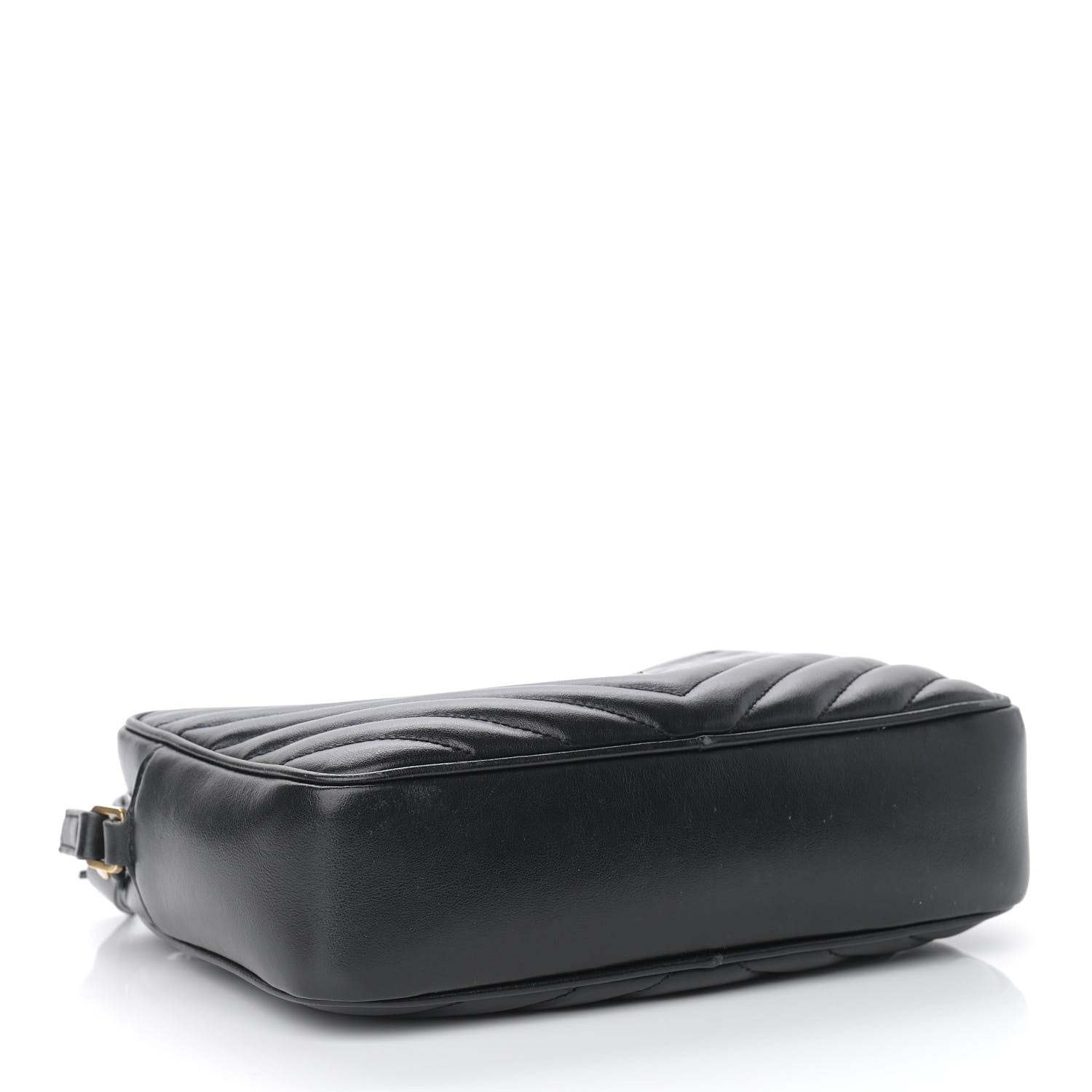 Saint Laurent Calfskin Matelasse Monogram Lou Camera Bag Black 4 of 9