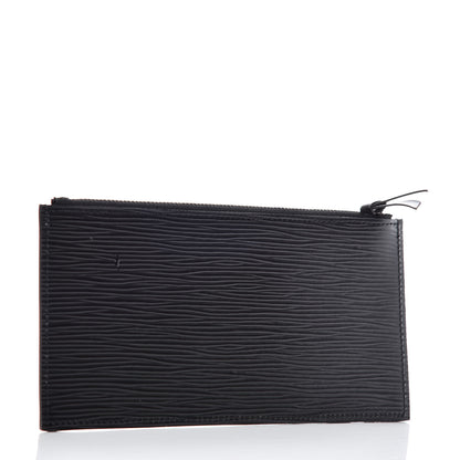 Louis Vuitton Epi Felicie Chain Wallet Zippered Insert Black 3 of 6
