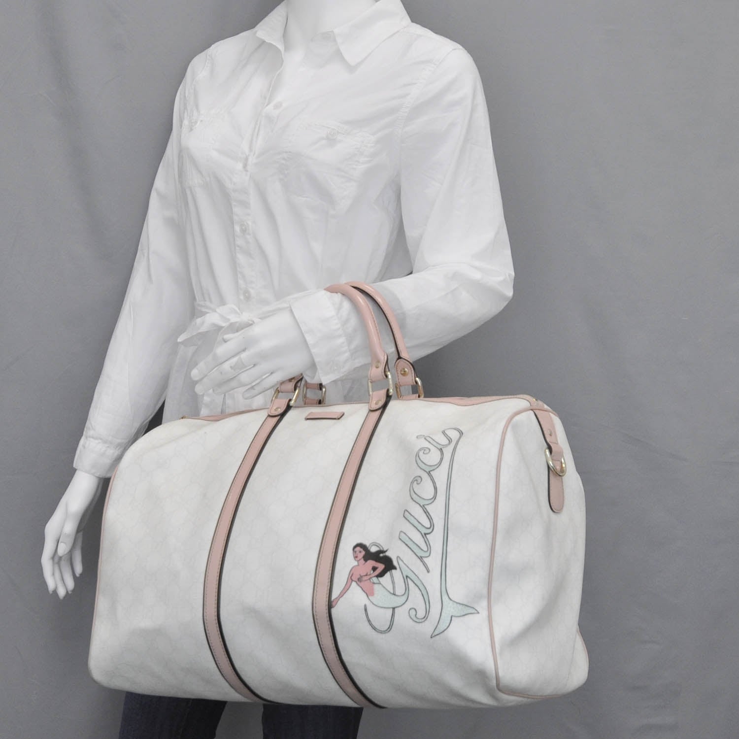 Gucci Monogram Mermaid Joy Large Boston 2 of 11