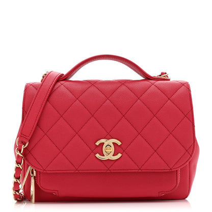 Chanel Caviar Quilted Medium Business Affinity Flap Red 1 of 10