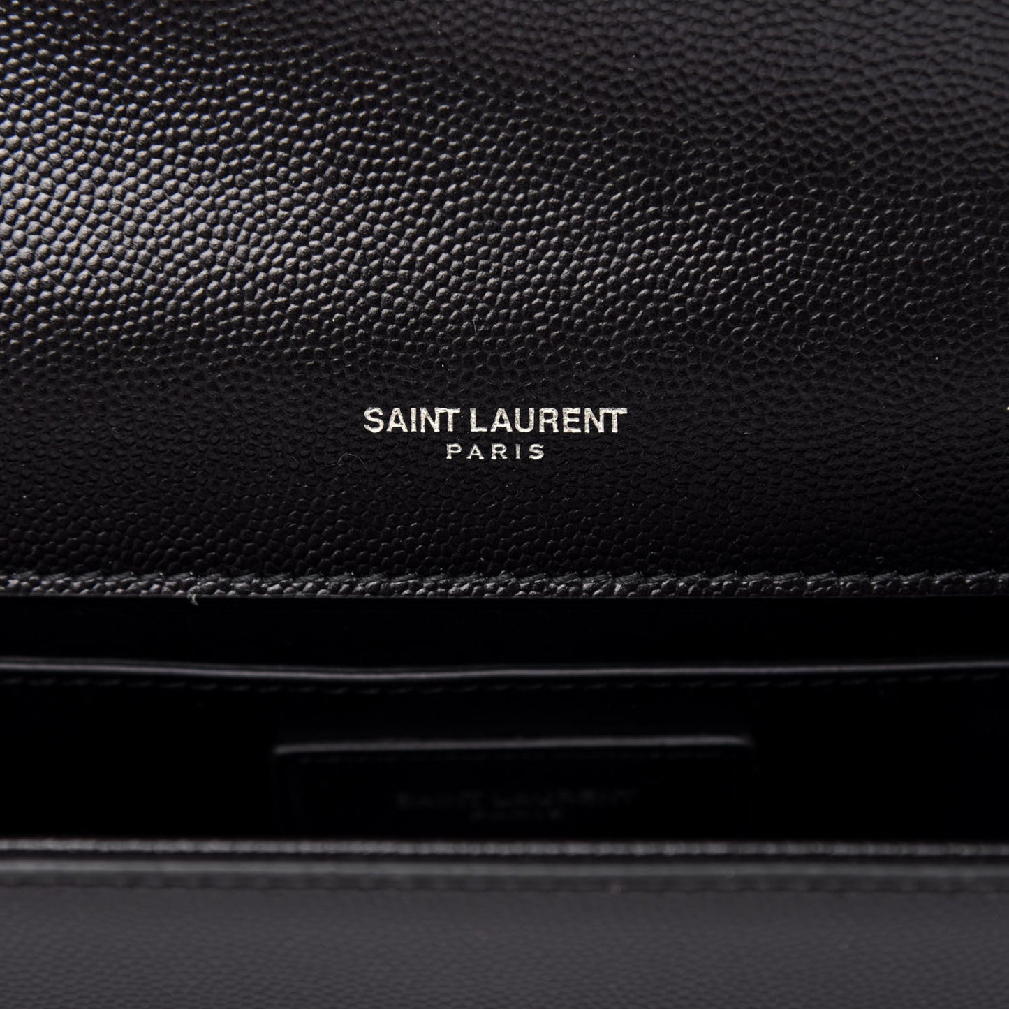 Grain De Poudre Monogram Cassandre Clutch Black