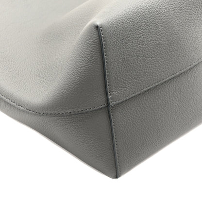 The Row Grained Calfskin Medium N/S Park Tote Timouse Grey 9 of 10