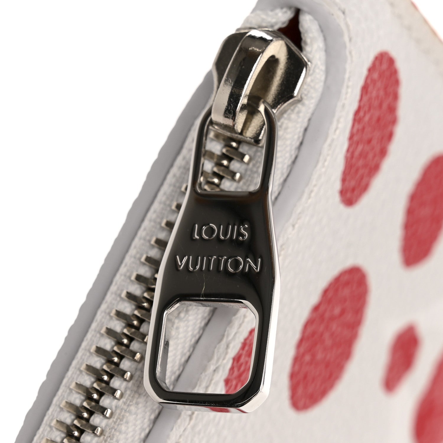 Louis Vuitton LV X YK Empreinte Infinity Dots Neverfull MM Pochette Rouge White 8 of 9