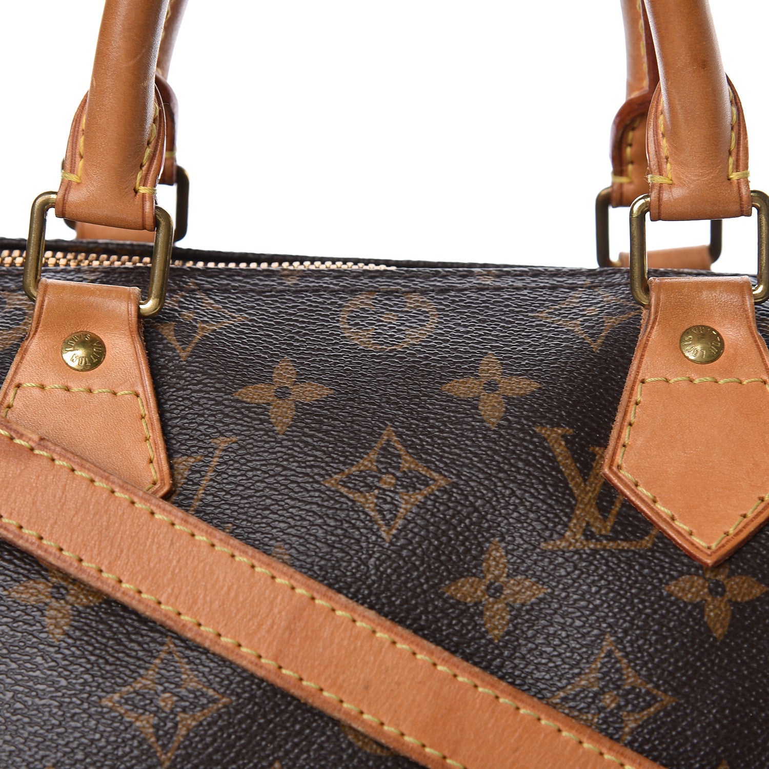 Louis Vuitton Monogram Speedy Bandouliere 30 10 of 14