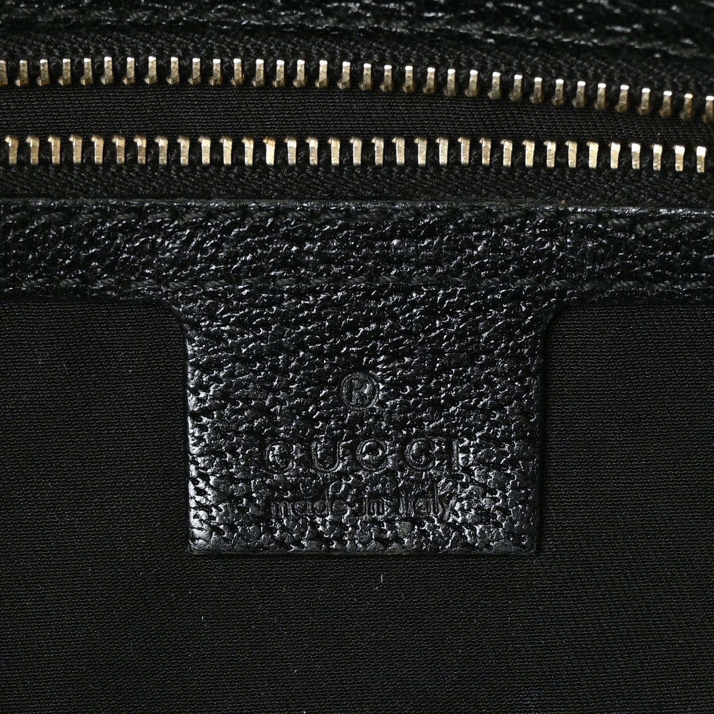Monogram Calfskin Large Bardot Tote Black