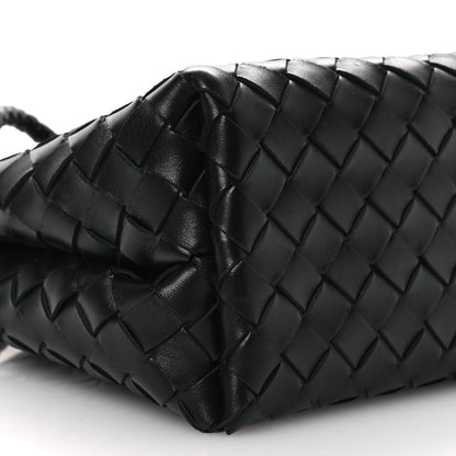 Bottega Veneta Nappa Intrecciato Small Andiamo Shoulder Bag Black 8 of 9