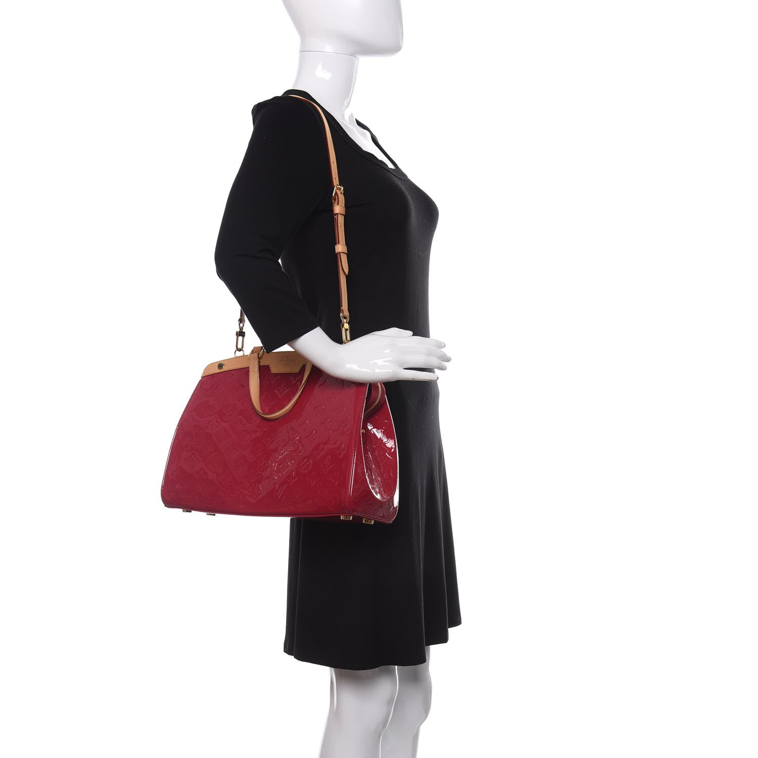 Louis Vuitton Vernis Brea MM Rose Indien 2 of 12