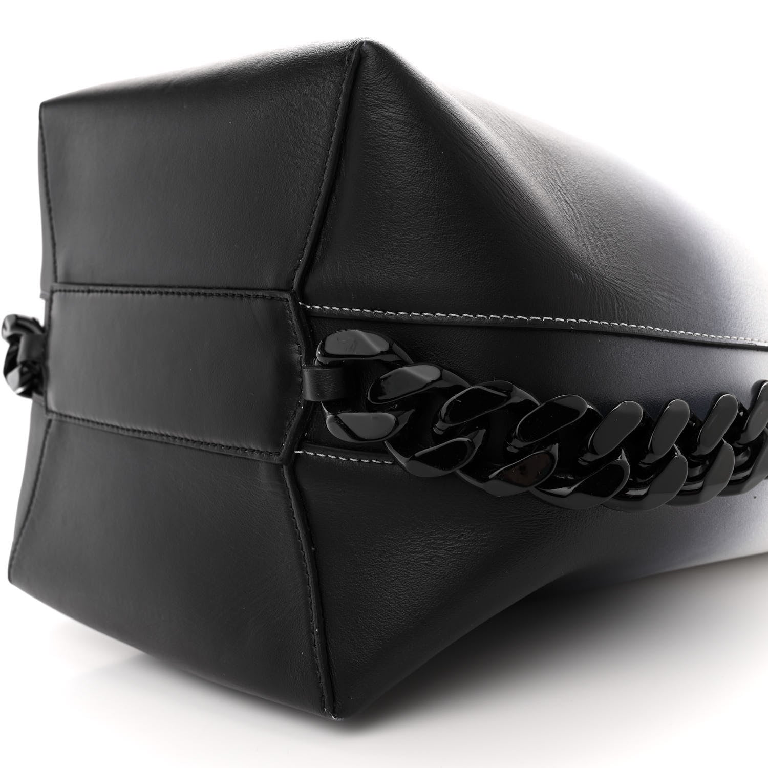 Givenchy Calfskin Degrade Infinity Bucket Bag Black White 11 of 13