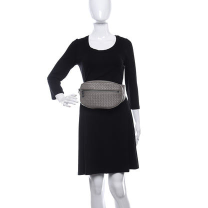 Bottega Veneta Nappa Intrecciato Belt Bag Dark Cement 2 of 9